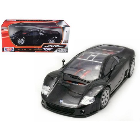 Volkswagen Nardo W12 Show Car Black 1/18 Diecast Model Car by Motormax