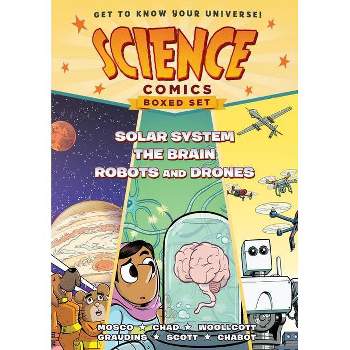 Science Comics Boxed Set: Solar System, the Brain, and Robots and Drones - by  Rosemary Mosco & Tory Woollcott & Mairghread Scott