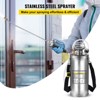 VEVOR 2Gal Stainless Steel Sprayer, Set with 20\" Wand& Handle& 3FT Reinforced Hose, Hand Pump Sprayer with Pressure Gauge&Safety Valve, Silver - 3 of 4