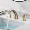 COZONY 3 Hole Bathroom Sink Faucet, Pop Up Drain with Hot Cold Water Lines - 3 of 4