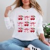 Simply Sage Market Women's Coquette Pink Cherry Chart Long Sleeve Garment Dyed Tee - 2 of 4