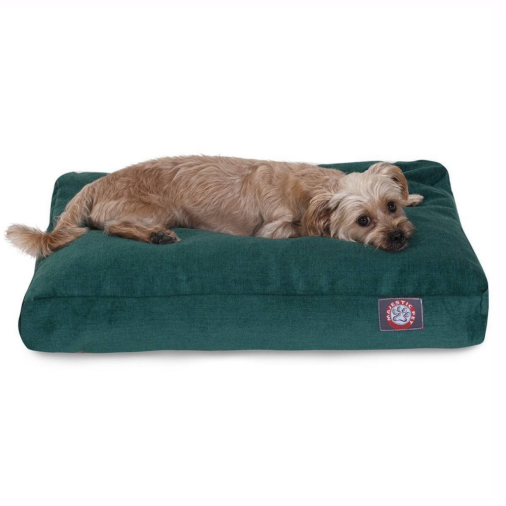 Photos - Bed & Furniture Majestic Pet Villa Collection Rectangle Dog Bed - Marine Green - Extra Lar 
