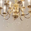 Wrapables Acrylic Hanging Crystal Bead Strands for Chandeliers, Garlands, Wedding Decorations, Christmas Tree Ornaments (20pcs), Maple Leaf - 4 of 4
