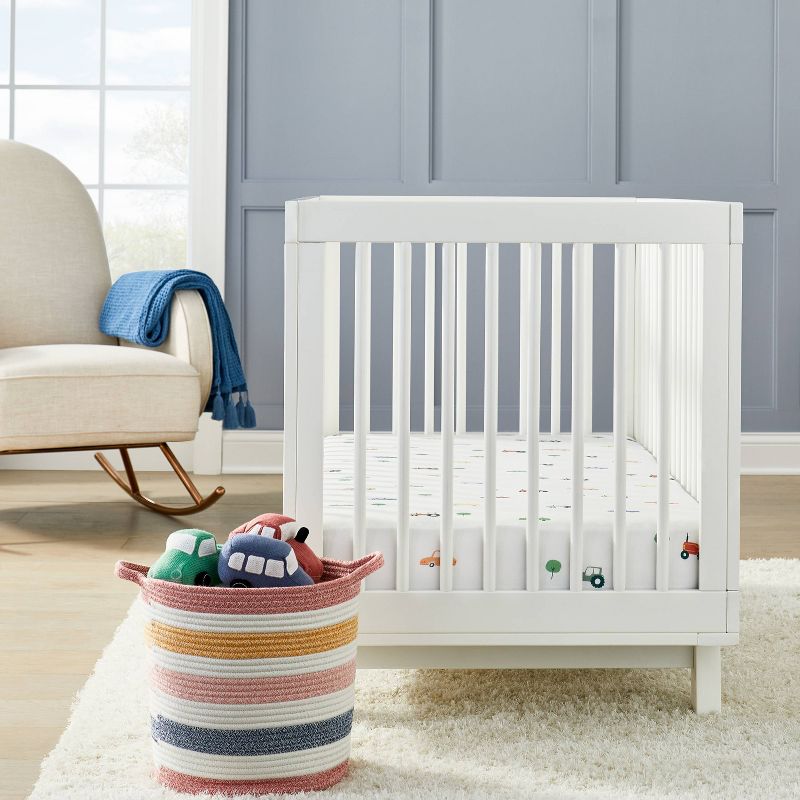 Fitted Crib Sheet - Cloud Island&#8482; Transportation, 3 of 7