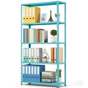 68’’H X35’’W X12’’D 5-Shelf Shelving, Storage Shelves Metal Bookshelves, Adjustable Garage Shelving Heavy Duty Storage Rack - 1 of 4