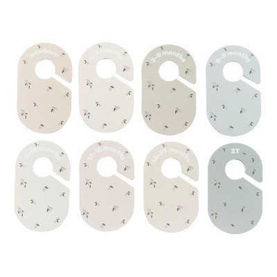 Olive Baby Clothes Organizer Closet Dividers Set of 8