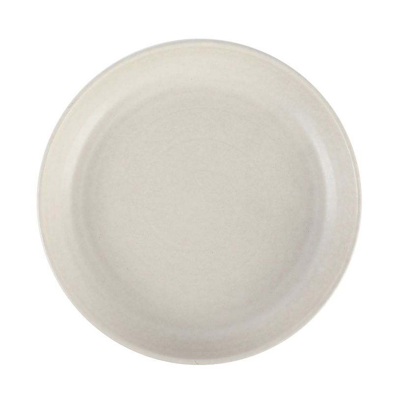 Cravings By Chrissy Teigen 4 Piece 8.6 Inch Round Stoneware Dinner Bowl Set in Oat Milk, 2 of 6