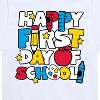 Boys' - Instant Message - Happy First Day Of School Short Sleeve Graphic T-Shirt - 2 of 4