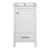 YOOCOZZ  18-Inch Modern Bathroom Vanity with Ceramic Sink, Soft-Close Drawers & Door Organizer - 2 of 4