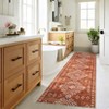 COZONY Runner Rug, Washable Geometric Vintage Carpet, Non-Slip Low Pile Mat, Distressed for Entryway Hallway Kitchen Laundry Room - 3 of 4