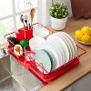 Steel 3-Piece Countertop Dish Drainer by Sweet Home Collection® - 3 of 4