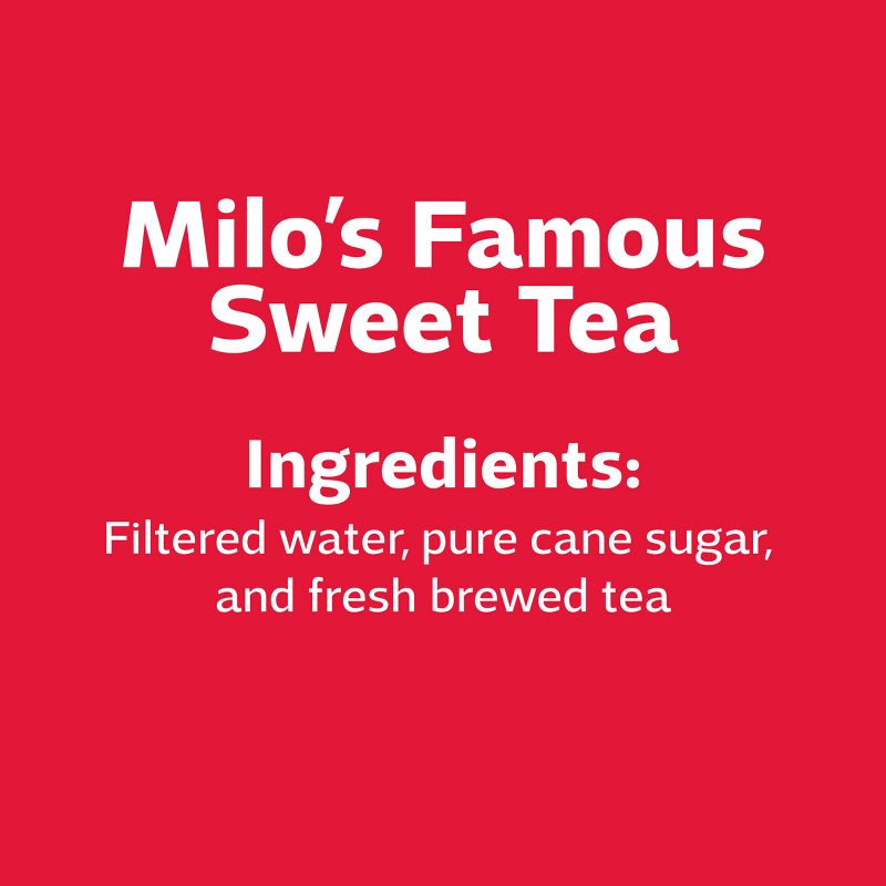 Milo&#39;s All Natural Sweet Tea - 128 fl oz, 5 of 7