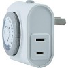 GE Indoor Mechanical Timer 24hr with 1 Outlet: Light Timer, Timer for Outlet, UL Listed, White, Indoor Use, 15 Amps - 4 of 4