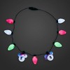 Disney Mickey and Minnie Mouse Light-Up Holiday Glow Necklace - 2 of 3
