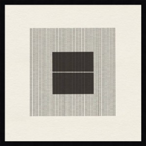 25" x 25" Paper Object No 6 by The Miuus Studio Wood Framed Wall Art Print - Amanti Art - 1 of 4