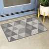 Unique Bargains Indoor Outdoor Durable Easy Clean Absorbent Washable Dirt Resist Door Mat 1 Pc - 2 of 4