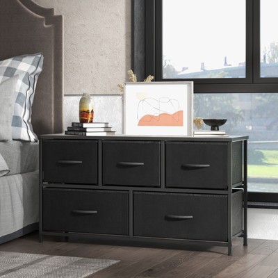 ALEXOUN Drawers Dresser with for Bedroom,with Fabric Drawers and Metal Frame,Storage Tower Organizer for Closet, Kids Room, Living Room