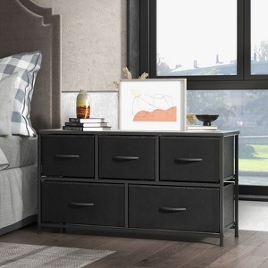 ALEXOUN Drawers Dresser with for Bedroom,with Fabric Drawers and Metal Frame,Storage Tower Organizer for Closet, Kids Room, Living Room - 1 of 4