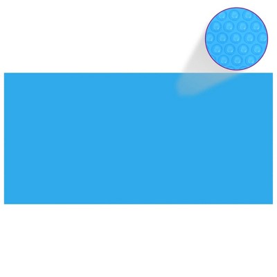 VidaXL Rectangular Pool Cover 177 x 87 inch PE Blue