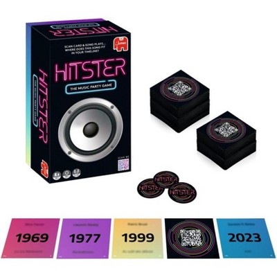 Jumbo Hitster - The Music Party Card Game, Fun Music Quiz Family Card Game for Adults