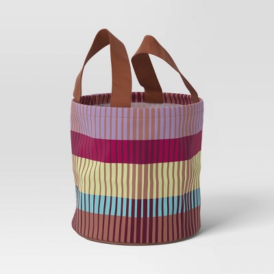 Utility Gardening Tool Tote with Horizontal Broken Stripes - Threshold™