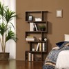 Standing Bookcase, 5-Tier Bookshelf, Decorative Storage Shelving - 3 of 3