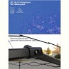 10x10 Pop Up Canopy Tent with 4Pcs Sidewalls, Portable Instant Canopy with 4 Stakes, 4 Ropes, 4 Sandbags for Patio, Outdoor, Camping - 4 of 4