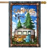 Outdoors Camper Summer House Flag 28 x 40 Briarwood Lane - 2 of 4