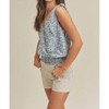 Women's Floral Tank Blouse - AEMI + CO - 3 of 3