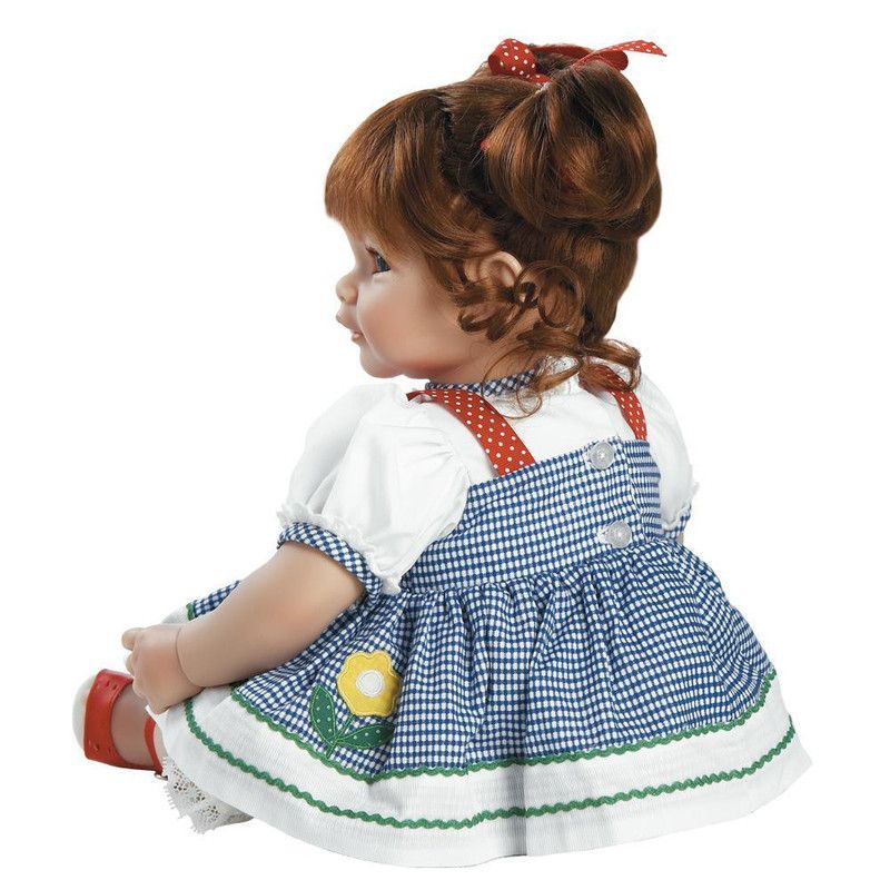 Adora Realistic Baby Doll Daisy Delight Toddler Doll - 20 inch, Soft CuddleMe Vinyl, Auburn Red Hair, Blue Eyes, 2 of 7