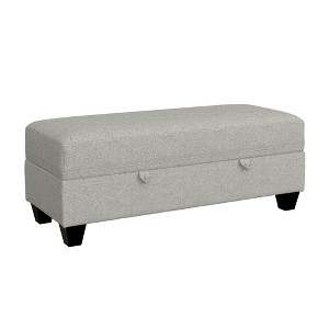 Sapphtopaz Modern Storage Bench Ottoman with Storage, Storage Organizer Ottoman Bench with Soild Frame for Entryway Bedroom - 1 of 4