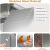 AMERLIFE Outdoor Kitchen Drawers Stainless Steel Drawers for Outdoor Kitchens, Multi-Storage Cabinet, Built-in BBQ Island Storage - 4 of 4