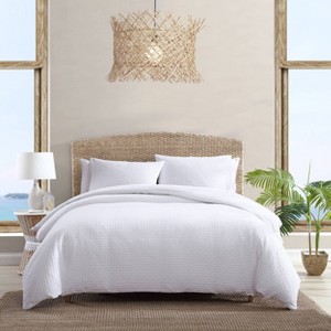 Basketweave Comforter Set White - Tommy Bahama - 1 of 4