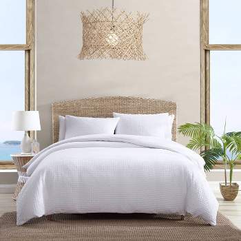 Basketweave 100% Cotton Comforter Set White - Tommy Bahama