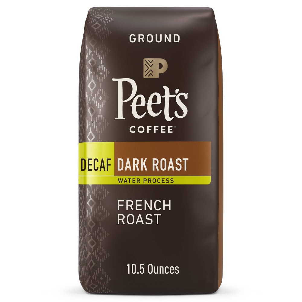 Photos - Coffee Peet's Decaf French Dark Roast Ground  - 10.5oz
