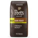 Peet's Decaf French Dark Roast Ground Coffee - 10.5oz