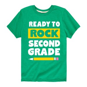 Boys' - Instant Message - Ready to Rock Second Grade Short Sleeve Graphic T-Shirt - 1 of 4