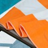 Cabana Striped Cotton Standard Size Towel/ Chaise Lounge Chair Cover Set by Blue Nile Mills - 4 of 4