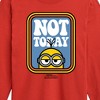 Boys' - Despicable Me Minions - Not Today Long Sleeve Graphic T-Shirt - 2 of 4