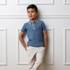 Hope & Henry Boys' Organic Short Sleeve Sweater Polo, Kids - 2 of 4
