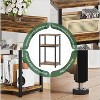 Simple Trending 3 Tier End Table, Side Table Sofa Couch Table, Tall Night Stand Storage Shelf for Living Room, Rustic Brown - 4 of 4