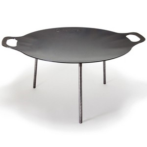 Petromax Campfire Griddle and Fire Bowl, Steel with 3 Removable Legs for Outdoor Campfire Cooking, Grilling and Frying or Build Fire Directly in Bowl - 1 of 4