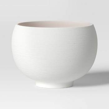 Large Ceramic Textured Planter White - Threshold™