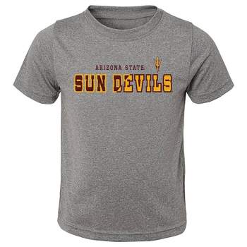 NCAA Arizona State Sun Devils Boys' Heather Gray Poly T-Shirt