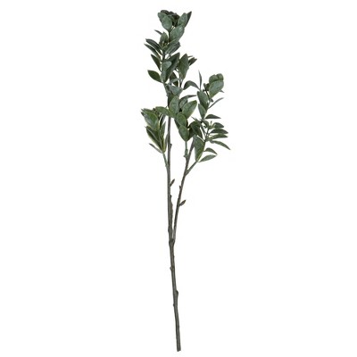 Vickerman 20" Artificial Green and White Aglaia Spray. Includes 6 sprays per pack.