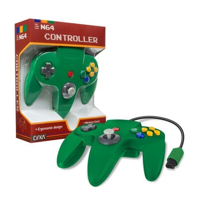 Cirka Controller for Nintendo 64-Green