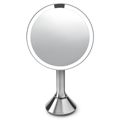 simplehuman 8" Stainless Steel Sensor Mirror - Brushed