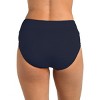 24th & Ocean Women's Standard High Waist Hipster Bikini Swimsuit Bottom - 2 of 2