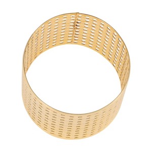 Unique Bargains Napkin Rings Woven Chevron Iron 1 Pc - 1 of 3