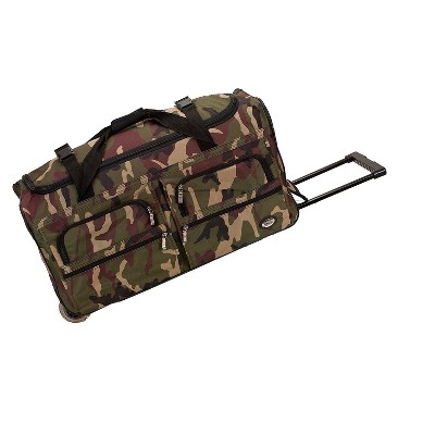 Rockland Rolling Duffel Bag CAMO 36"